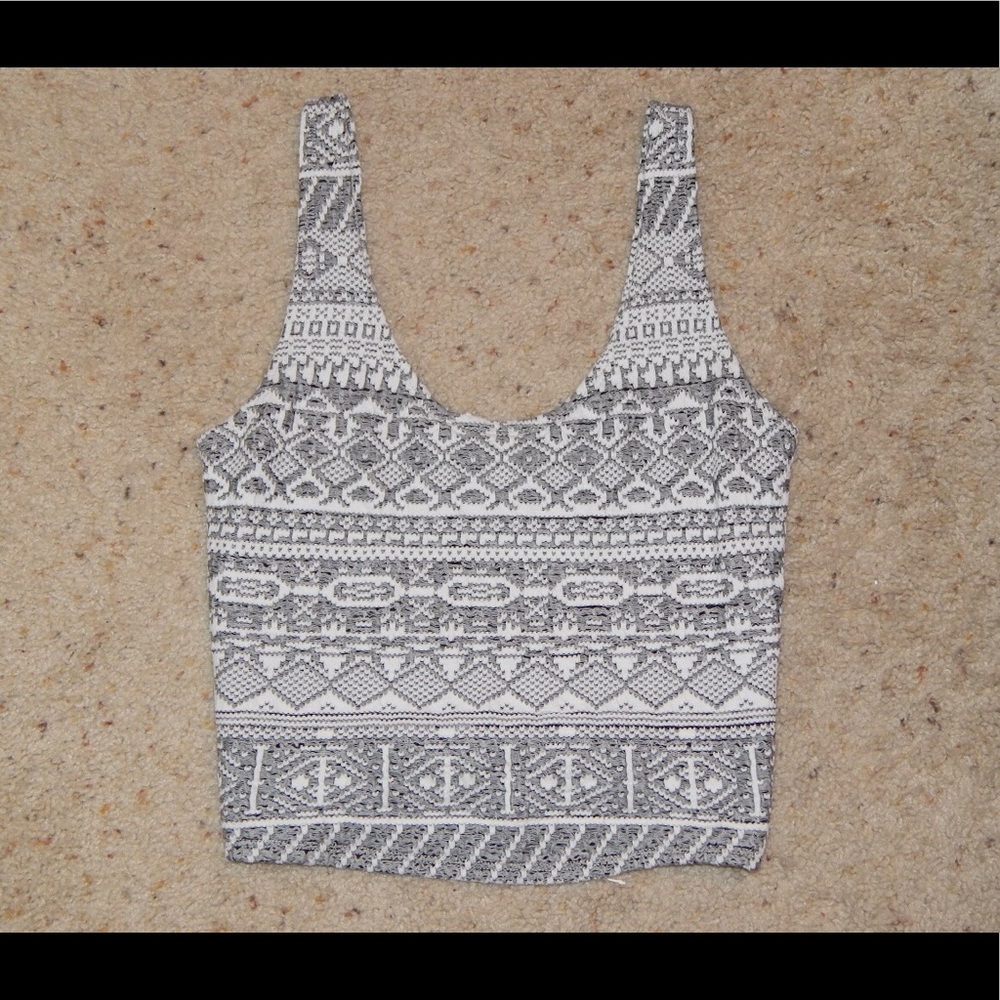 Hollister tribal crop top